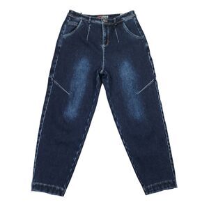 Buru Jeans High Rise Tapered Leg Size 30 Heavy Duty Denim